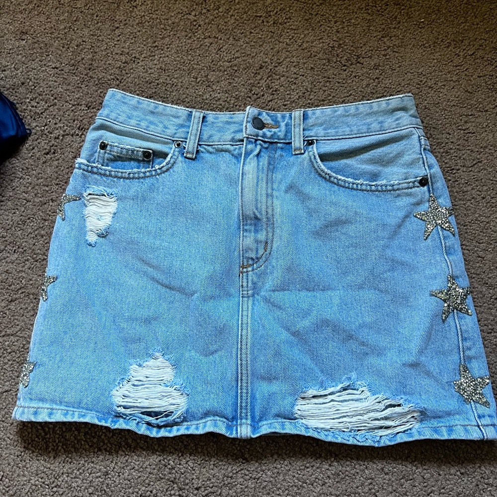 Carmar denim skirt